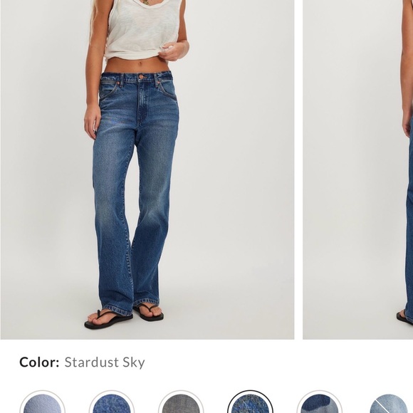 Wrangler Men’s Bootcut Jeans - Light Wash Blue - Picture 3 of 3